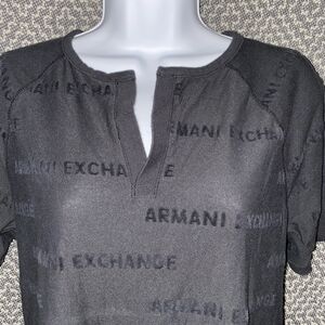 Armani Exchange Black Logo T-Shirt